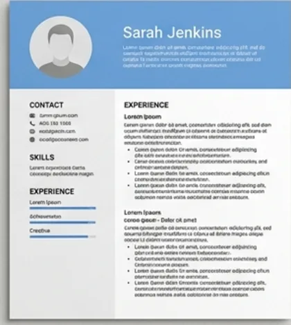 Creative CV template