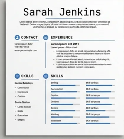 Technical CV template